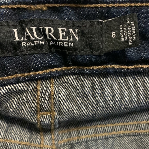 Ralph Lauren Patchwork and embroidery relaxed taper Jean.  28”waist SIZE 6 - Picture 8 of 9